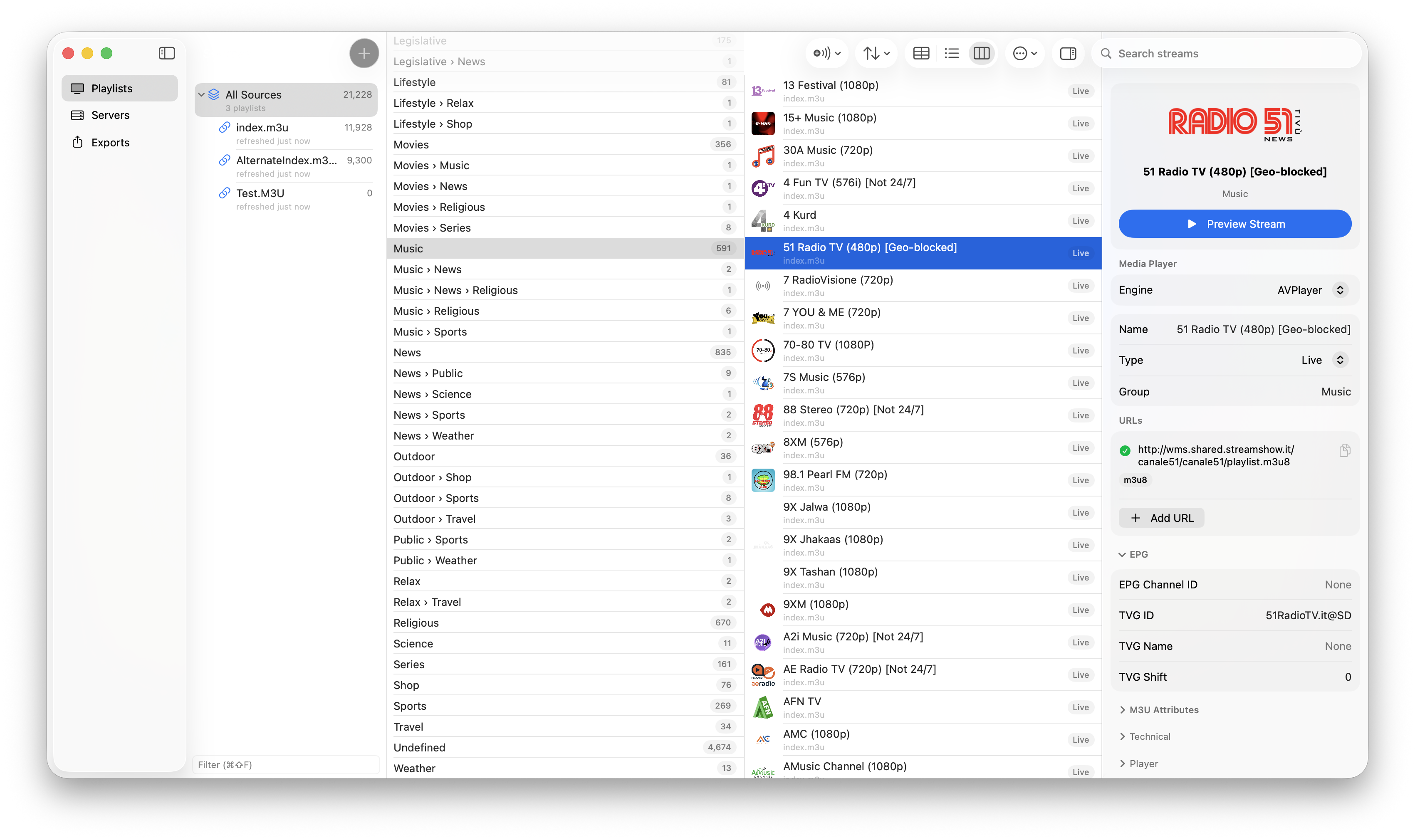 Streamline — editor